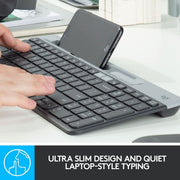 LOGITECH K580 SLIM MULTI DEVICE WIRELESS KEYBOARD - SWIFT PERIPHERALS106582