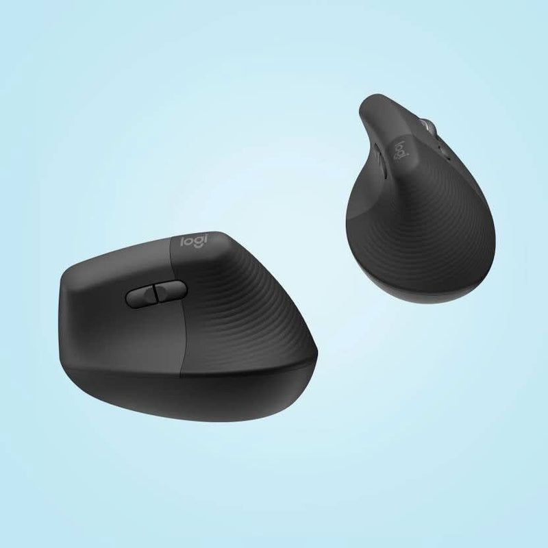 LOGITECH LIFT VERTICAL ERGONOMIC MOUSE WIRELESS GRAPHITE - SWIFT PERIPHERALS1091102