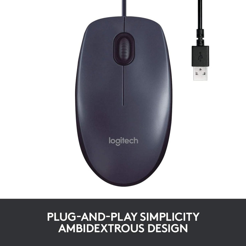 LOGITECH M100R USB MOUSE - SWIFT PERIPHERALS101394