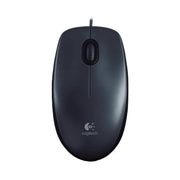 Logitech M100R Wired Optical Mouse with 1000 DPI and Ambidextrous Design - SWIFT PERIPHERALSM100R