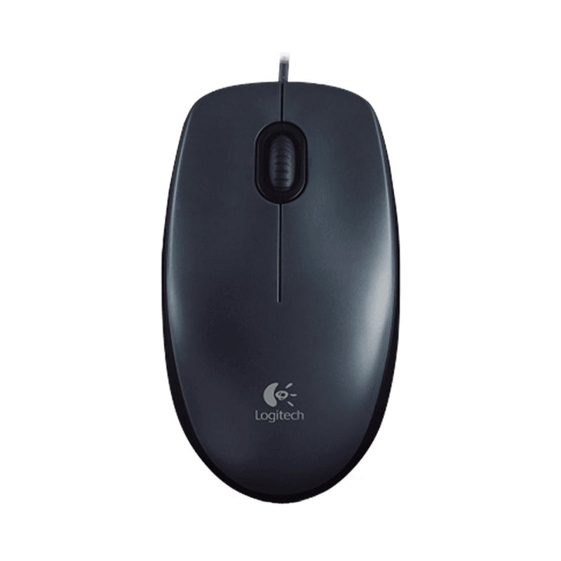 Logitech M100R Wired Optical Mouse with 1000 DPI and Ambidextrous Design - SWIFT PERIPHERALSM100R