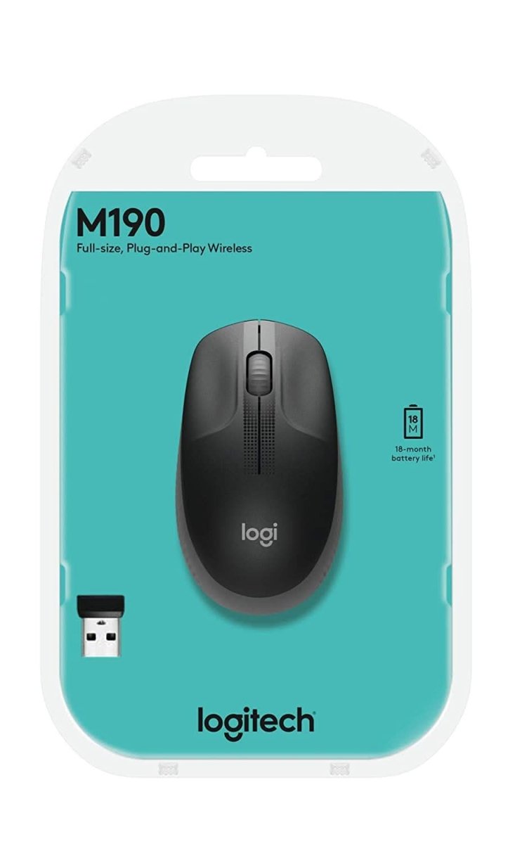LOGITECH M190 WIRELESS MOUSE - SWIFT PERIPHERALS106177