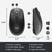 LOGITECH M190 WIRELESS MOUSE - SWIFT PERIPHERALS106177