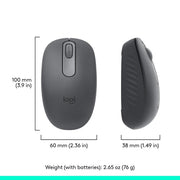 LOGITECH M196 BLUETOOTH WIRELESS MOUSE GRAPHITE - SWIFT PERIPHERALS1091031