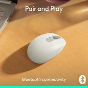 LOGITECH M196 BLUETOOTH WIRELESS MOUSE OFF WHITE - SWIFT PERIPHERALS1091032