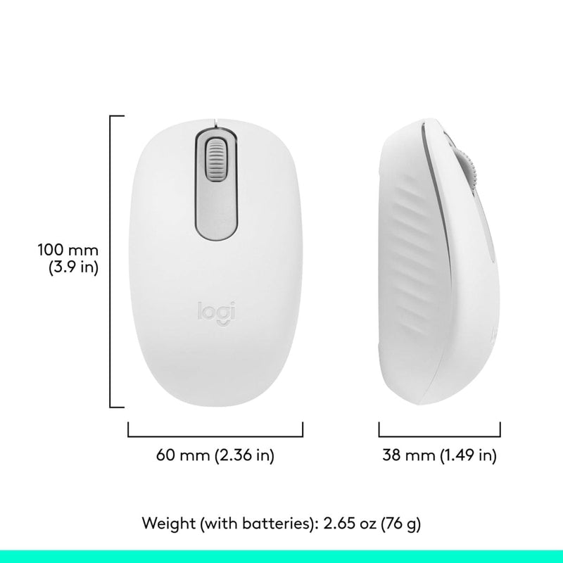 LOGITECH M196 BLUETOOTH WIRELESS MOUSE OFF WHITE - SWIFT PERIPHERALS1091032