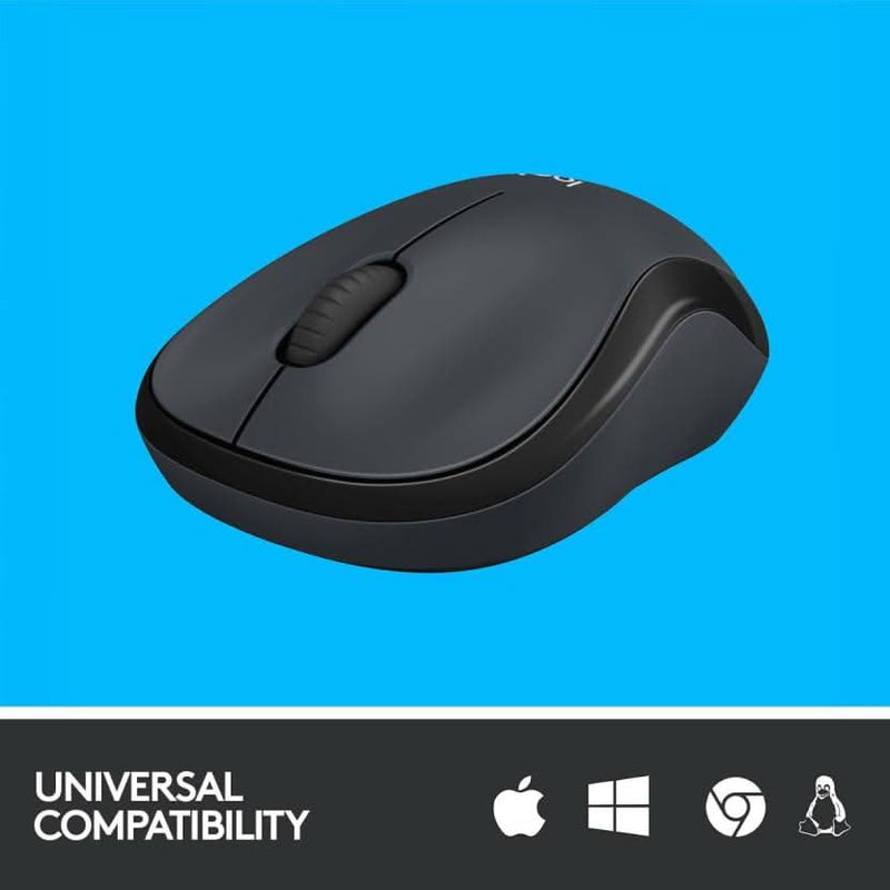 LOGITECH M220 SILENT MOUSE BLACK - SWIFT PERIPHERALS1092348