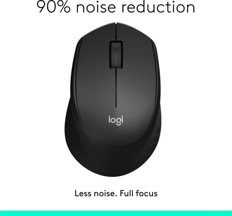 LOGITECH M330 SILENT MOUSE BLACK - SWIFT PERIPHERALS910-004944