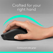 LOGITECH M330 SILENT MOUSE BLACK - SWIFT PERIPHERALS910-004944