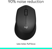 LOGITECH M330 WIRELESS BLACK MOUSE - SWIFT PERIPHERALS101421