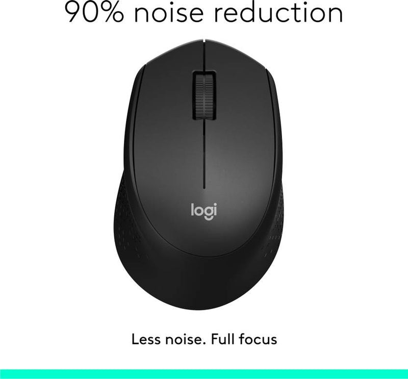 LOGITECH M330 WIRELESS BLACK MOUSE - SWIFT PERIPHERALS101421