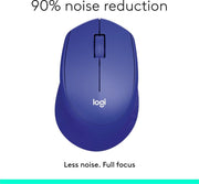 LOGITECH M331 SILENT MOUSE BLUE - SWIFT PERIPHERALS910-004915