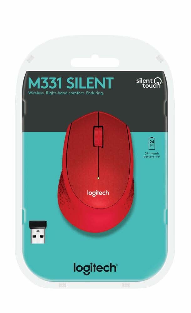 LOGITECH M331 SILENT PLUS WIRELESS MOUSE - SWIFT PERIPHERALS104511