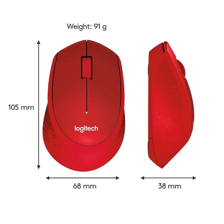 LOGITECH M331 SILENT PLUS WIRELESS MOUSE - SWIFT PERIPHERALS104511