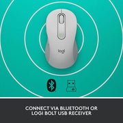 LOGITECH M650 WIRELESS MOUSE WHITE - SWIFT PERIPHERALS107387