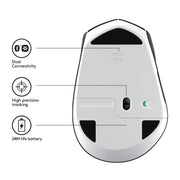 Logitech M720 Triathlon Multi - Device Optical 2.4 GHz Wireless Bluetooth Mouse - Black - SWIFT PERIPHERALSM720