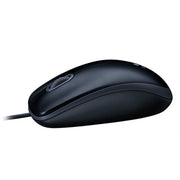 Logitech M90 1000 DPI Optical Wired Mouse with Ambidextrous Design - Black - SWIFT PERIPHERALSM90
