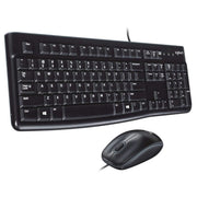 LOGITECH MK120 WIRED USB KEYBOARD AND MOUSE COMBO - SWIFT PERIPHERALS100940