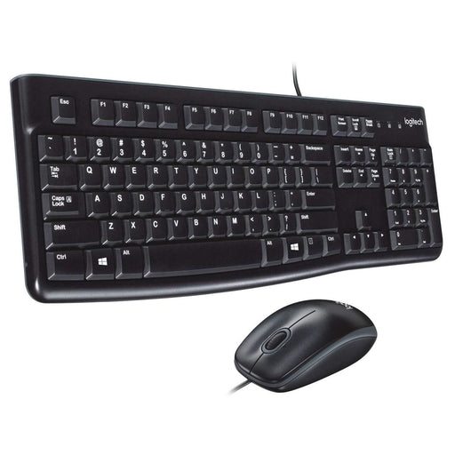 LOGITECH MK120 WIRED USB KEYBOARD AND MOUSE COMBO - SWIFT PERIPHERALS100940