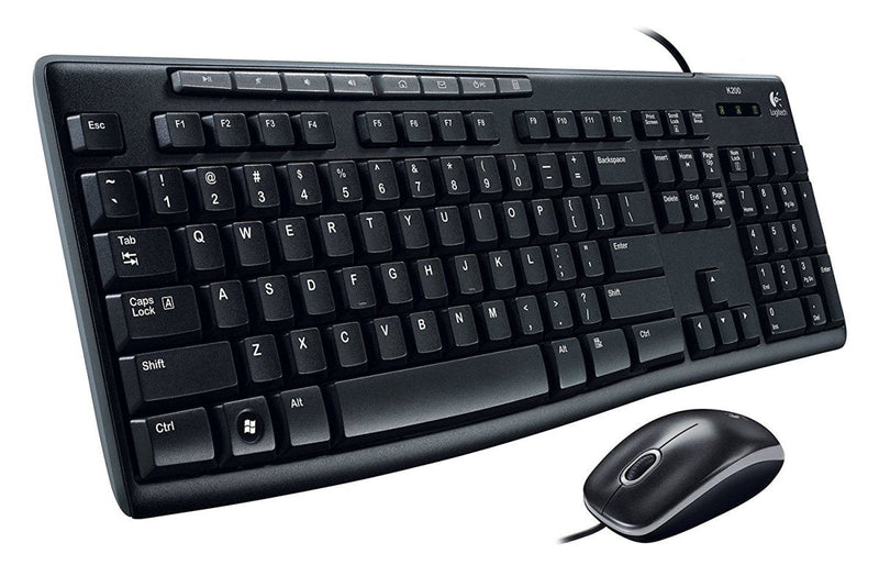 LOGITECH MK200 USB KEYBOARD AND MOUSE COMBO - SWIFT PERIPHERALS100988