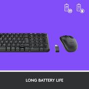 LOGITECH MK220 COMPACT WIRELESS KEYBOARD AND MOUSE COMBO - SWIFT PERIPHERALS100953