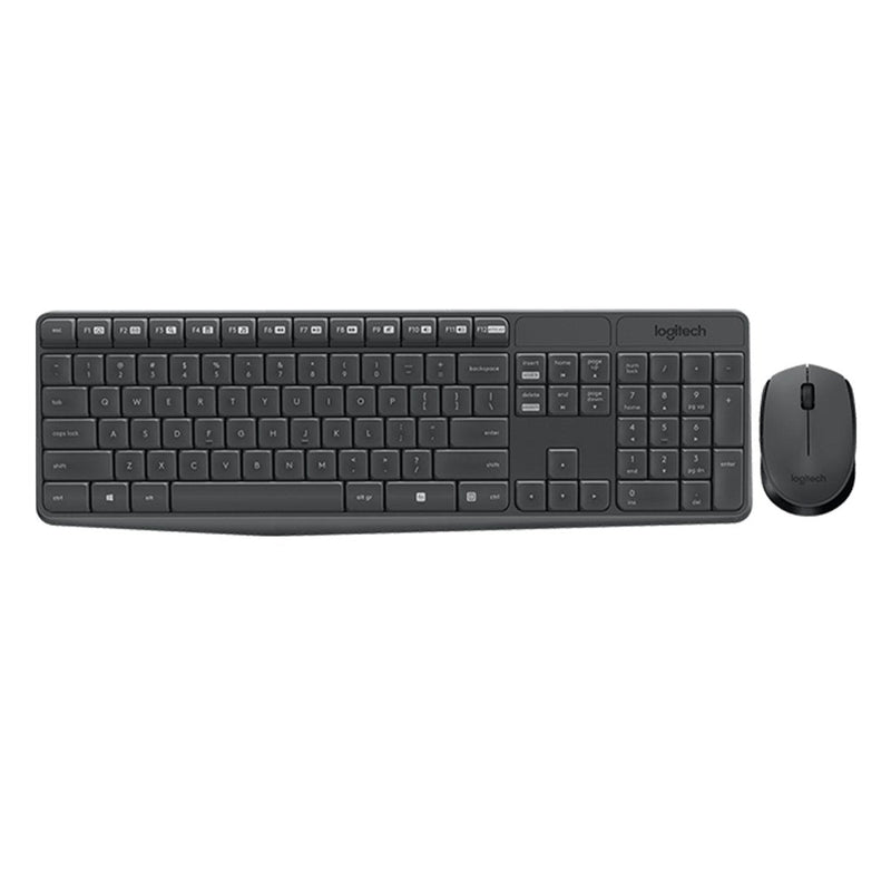Logitech MK235 2.4GHz Wireless Keyboard and Mouse Combo - Black - SWIFT PERIPHERALS920-007939