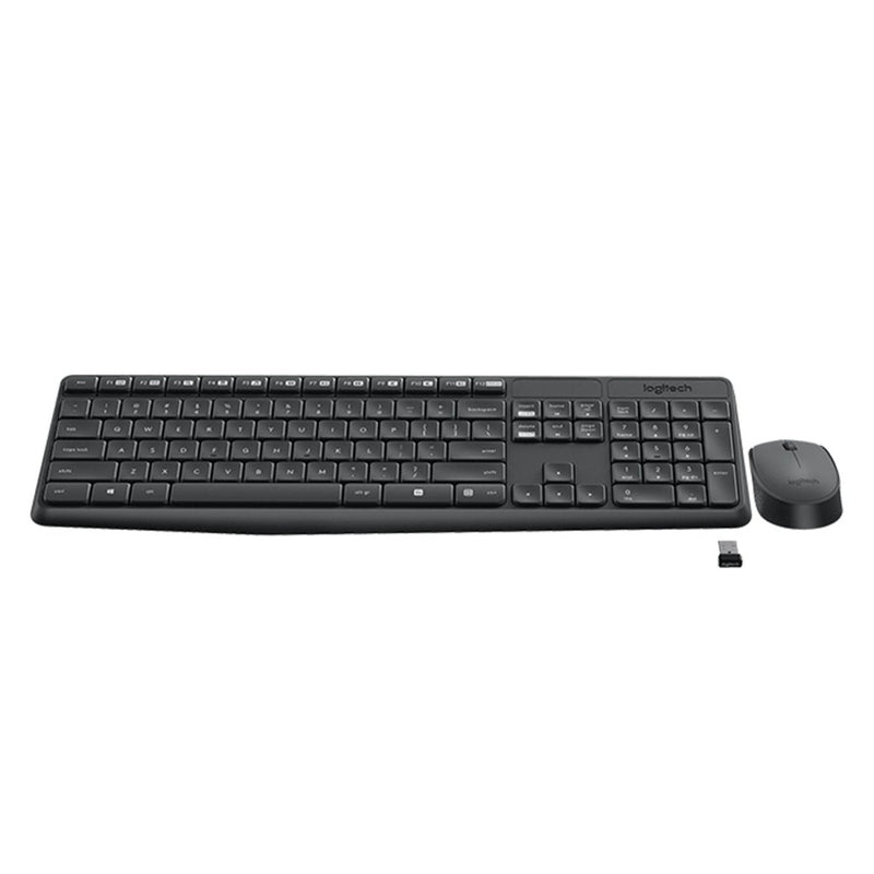 Logitech MK235 2.4GHz Wireless Keyboard and Mouse Combo - Black - SWIFT PERIPHERALS920-007939