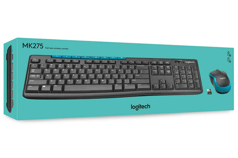 LOGITECH MK275 USB KEYBOARD & MOUSE COMBO - SWIFT PERIPHERALS100956