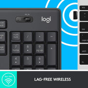 LOGITECH MK295 WIRELESS KEYBOARD AND MOUSE COMBO - SWIFT PERIPHERALS100957