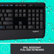 Logitech MK345 2.4 GHz Full - Size Wireless Keyboard and Mouse Combo - SWIFT PERIPHERALSMK345