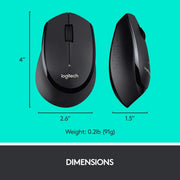 Logitech MK345 2.4 GHz Full - Size Wireless Keyboard and Mouse Combo - SWIFT PERIPHERALSMK345