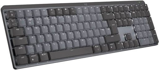 LOGITECH MX KEYS MECHANICAL WIRELESS MULTI - DEVICE KEYBOARD (BLACK, DARK GREY) - SWIFT PERIPHERALS1087820