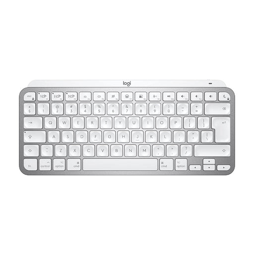 Logitech MX Keys Mini for Mac Minimalist Wireless Illuminated Keyboard - Pale Gray - SWIFT PERIPHERALS920-010528