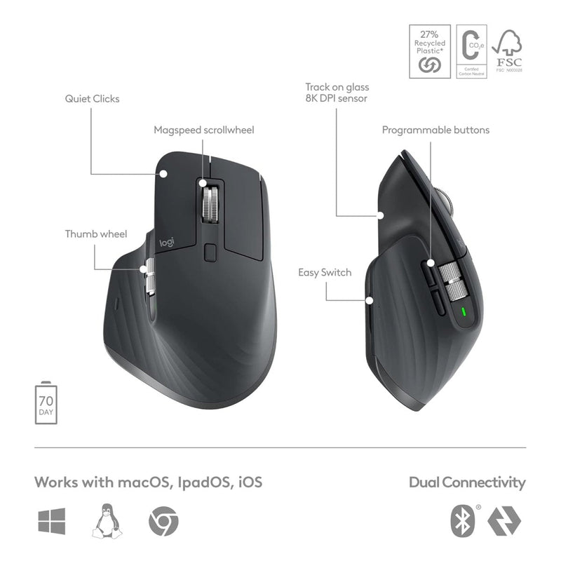 LOGITECH MX KEYS S COMBO KEYBOARD - SWIFT PERIPHERALS1085865