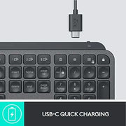 LOGITECH MX KEYS S WIRELESS KEYBOARD BLACK - SWIFT PERIPHERALS102952