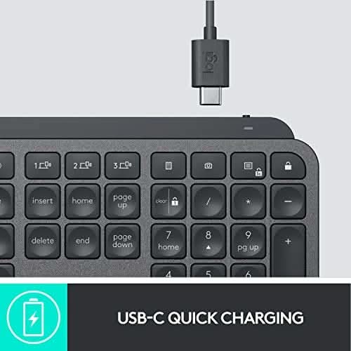 LOGITECH MX KEYS S WIRELESS KEYBOARD BLACK - SWIFT PERIPHERALS102952