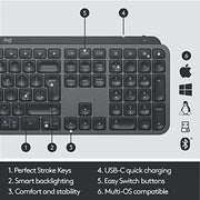 LOGITECH MX KEYS S WIRELESS KEYBOARD BLACK - SWIFT PERIPHERALS102952