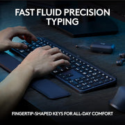 LOGITECH MX KEYS S WIRELESS KEYBOARD GRAPHITE - SWIFT PERIPHERALS1091045