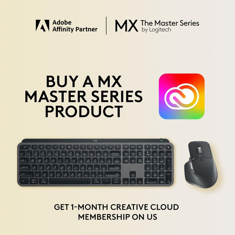 LOGITECH MX KEYS S WIRELESS KEYBOARD GRAPHITE - SWIFT PERIPHERALS1091045