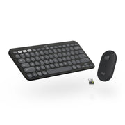 LOGITECH PEBBLE 2 COMBO WIRELESS KEYBOARD AND MOUSE GRAPHITE - SWIFT PERIPHERALS1089323