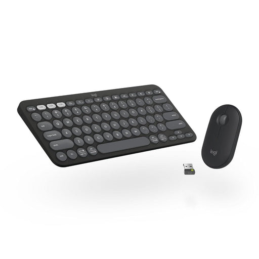 LOGITECH PEBBLE 2 COMBO WIRELESS KEYBOARD AND MOUSE GRAPHITE - SWIFT PERIPHERALS1089323