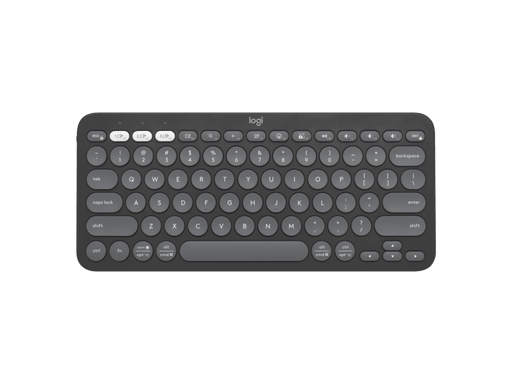 LOGITECH PEBBLE KEYS 2 K380S, MULTI - DEVICE BLUETOOTH WIRELESS KEYBOARD GRAPHITE - SWIFT PERIPHERALS1088813