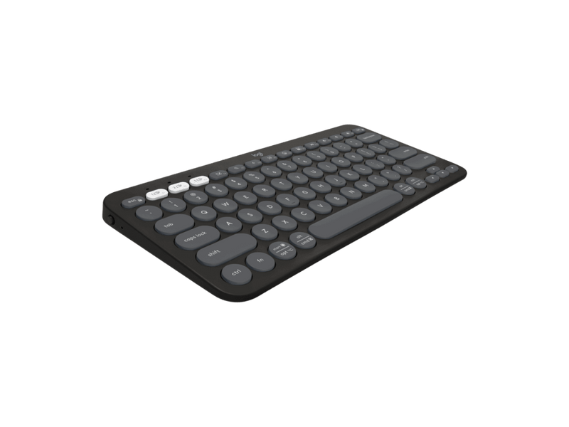 LOGITECH PEBBLE KEYS 2 K380S, MULTI - DEVICE BLUETOOTH WIRELESS KEYBOARD GRAPHITE - SWIFT PERIPHERALS1088813