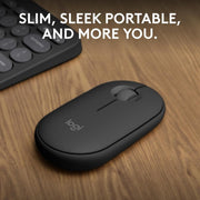 LOGITECH PEBBLE MOUSE 2 M350S SLIM BLUETOOTH WIRELESS MOUSE GRAPHITE - SWIFT PERIPHERALS1091979