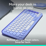 LOGITECH POP ICON BLUETOOTH KEYBOARD WHITE - SWIFT PERIPHERALS1090736