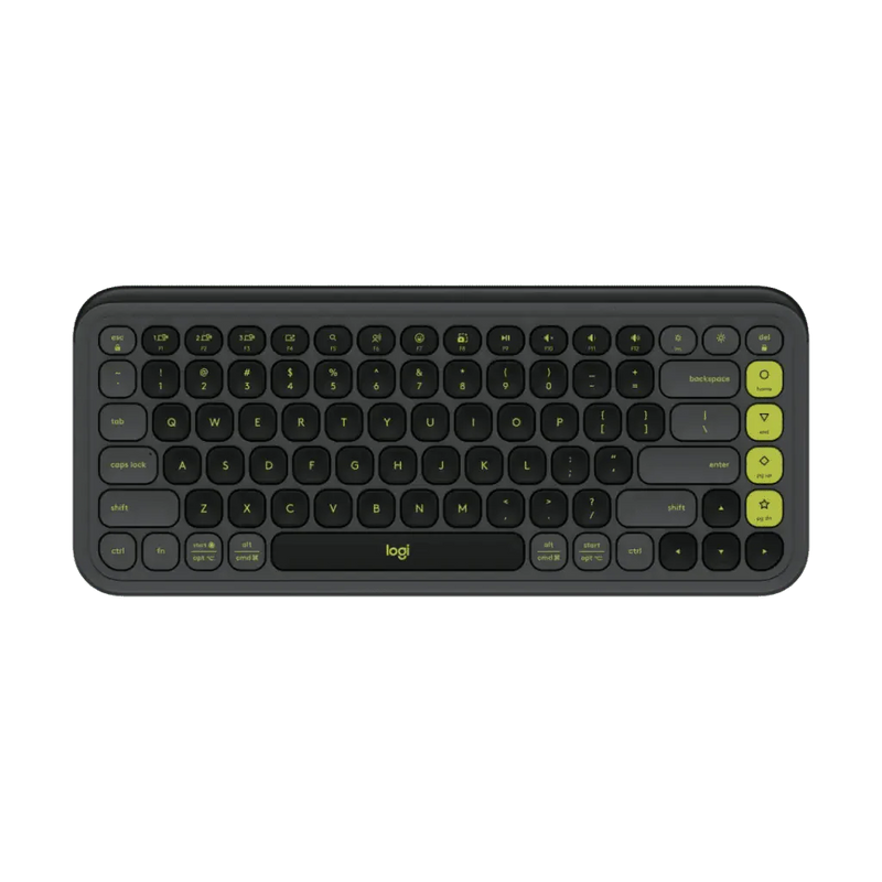 Logitech POP Icon Keys Multi Device Wireless Bluetooth Keyboard - Graphite - SWIFT PERIPHERALS920-013083