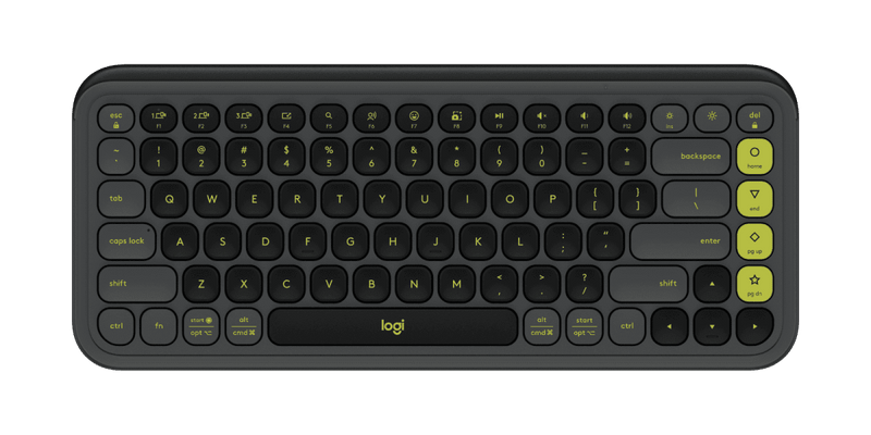 LOGITECH POP ICON KEYS WIRELESS BLUETOOTH KEYBOARD GRAPHITE - SWIFT PERIPHERALS1090735