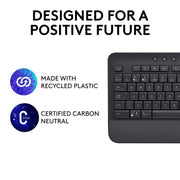 Logitech Signature K650 Wireless Bluetooth Keyboard with Palm Rest - Black - SWIFT PERIPHERALS920-010955