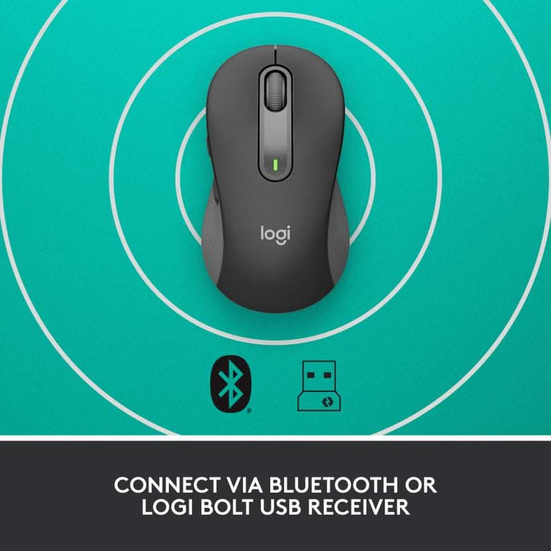 LOGITECH SIGNATURE M650 WIRELESS MOUSE GRAPHITE - SWIFT PERIPHERALS1086149