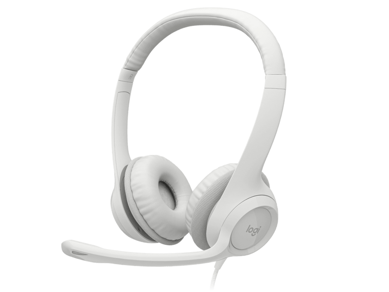 LOGITECH USB HEADSET H390 - OFF WHITE - SWIFT PERIPHERALS981-001287